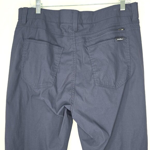 Eddie Bauer Men's Navy HIking Utility Water Repellant Pants - Picture 4 of 8